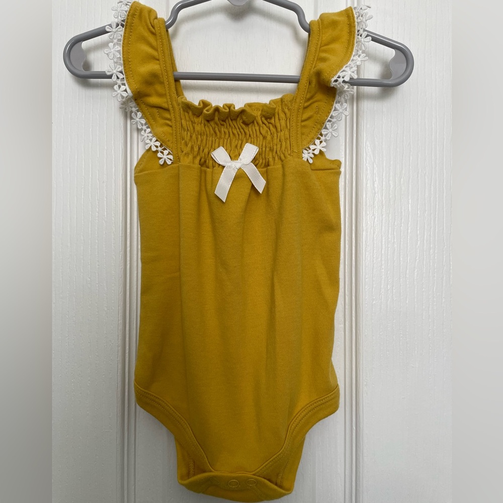 5 for $10🟢 Little Lass Baby Tank Top Onesie. Size 12M. Washed, Never Worn.